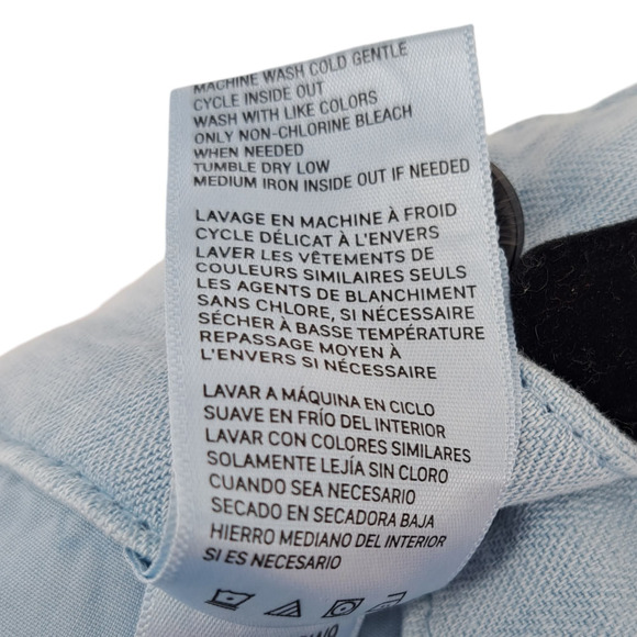 Current Elliott The Captain Pant in French Enamel Blue Women's Size 30 - Picture 6 of 7